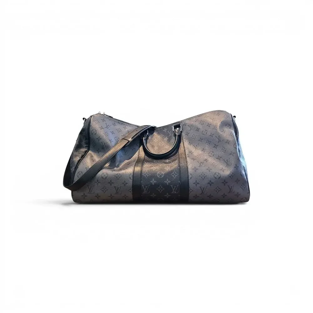 Louis Vuitton Keepall Bandouliere 50 LV Monogram Reverse Eclipse Coated Canvas